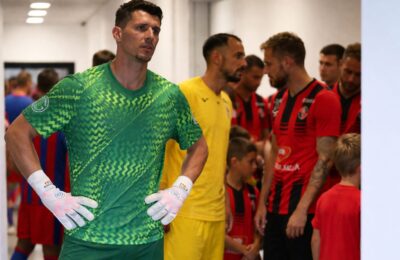 Ștefan Târnovanu rămâne titular în poarta FCSB pentru returul cu Auda la decizia staff-ului tehnic