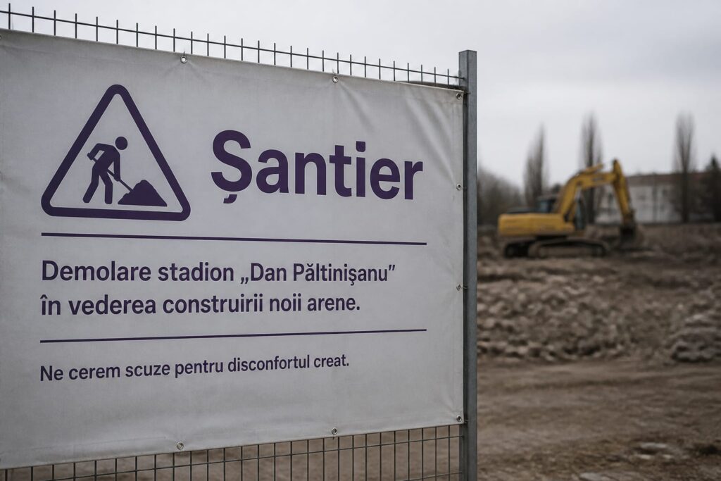 A fost semnat contractul pentru noul stadion Dan Păltinișanu din Timișoara, o investiție de 603 milioane de lei