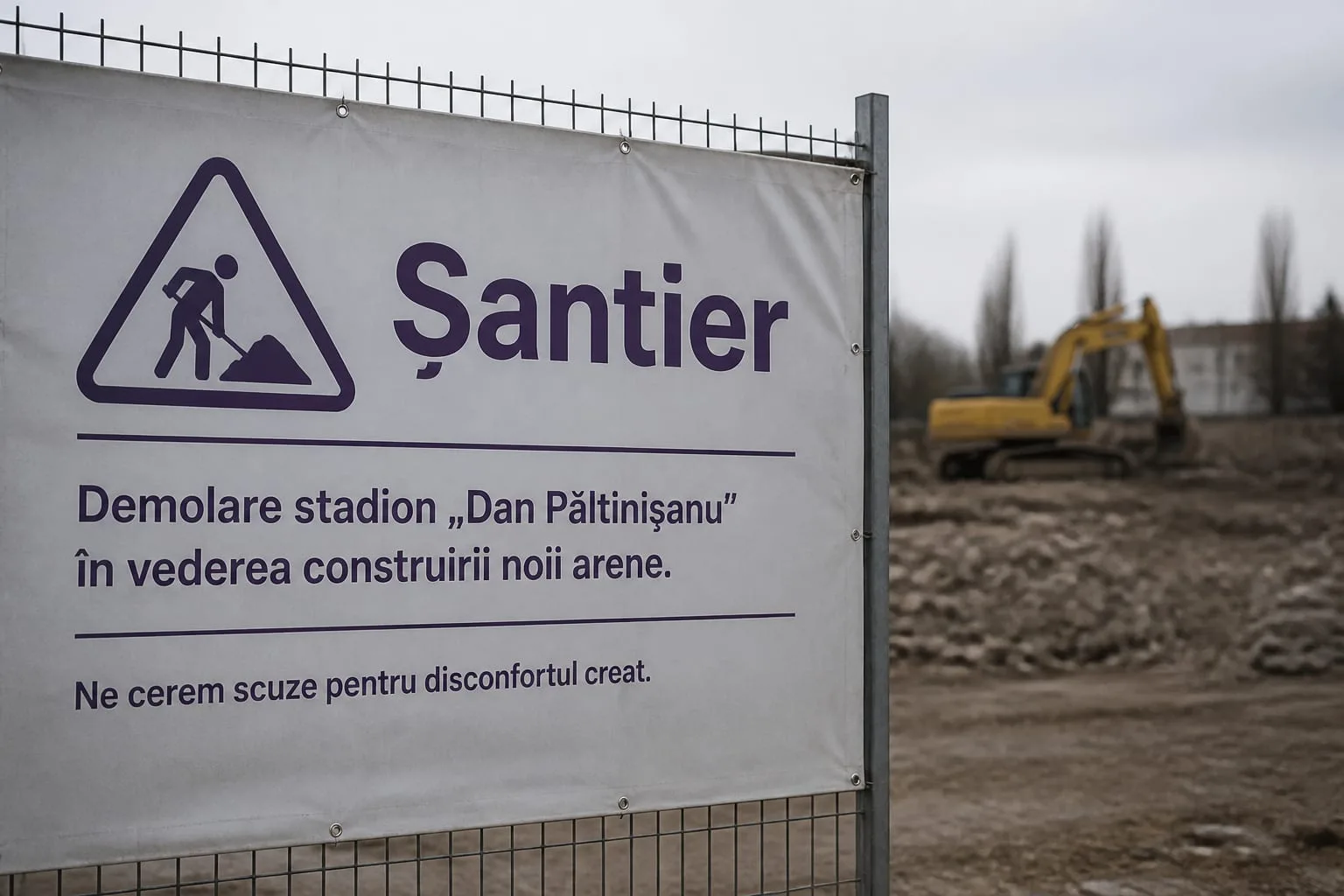 A fost semnat contractul pentru noul stadion Dan Păltinișanu din Timișoara, o investiție de 603 milioane de lei