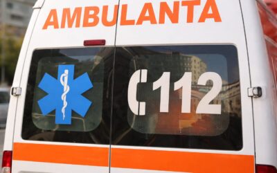 Motociclist și pasagera sa răniți într-un accident cu un autocar pe centura Timișoarei