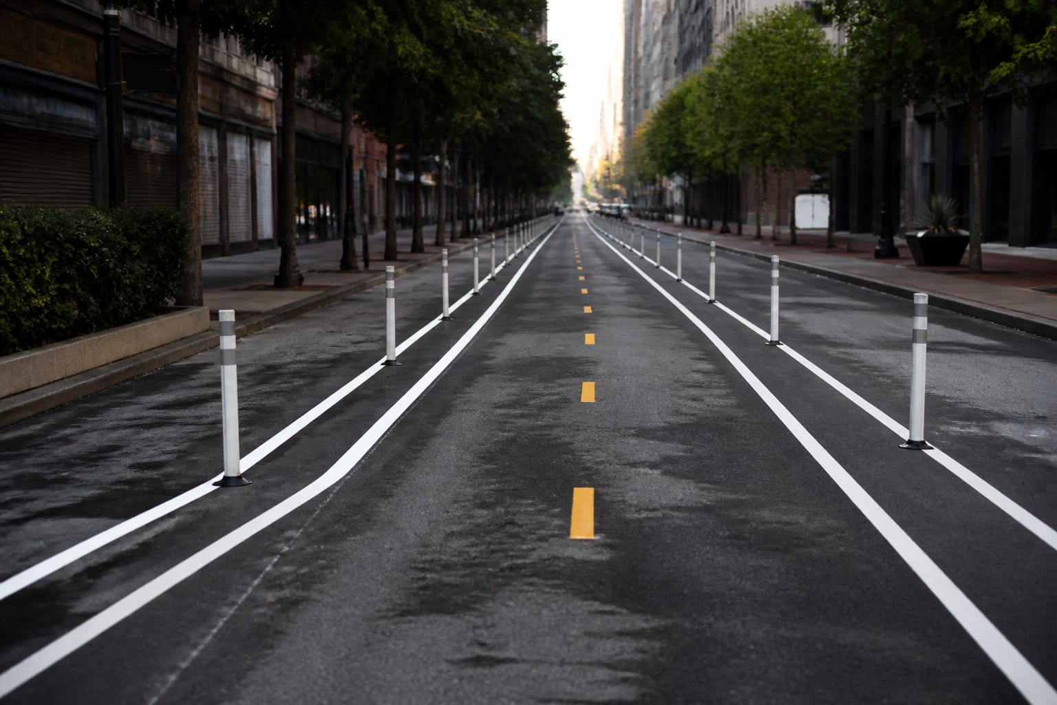 Noile proiecte de infrastructură urbană prevăd benzi de circulație mai înguste