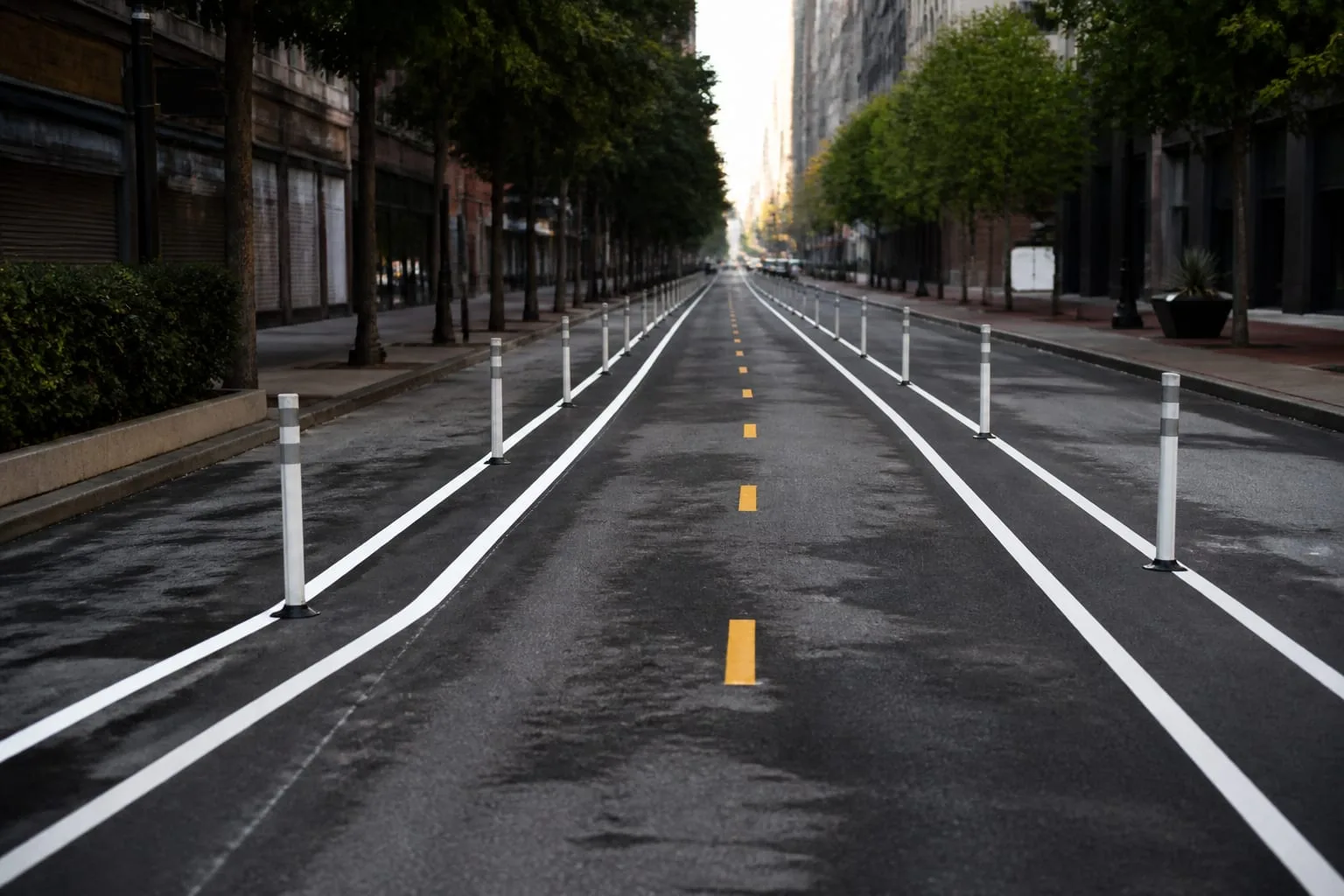 Noile proiecte de infrastructură urbană prevăd benzi de circulație mai înguste