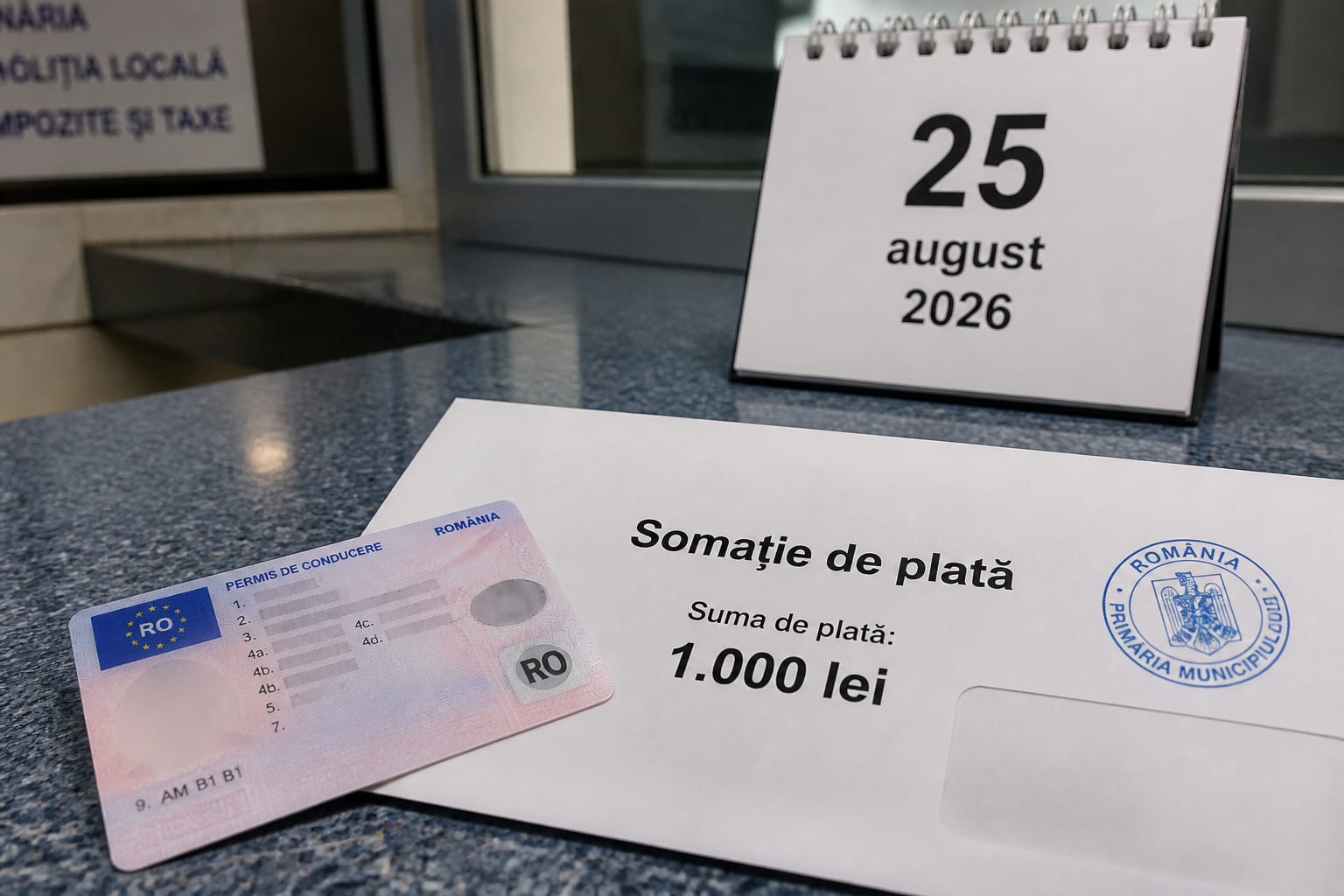 Permisul de conducere va fi suspendat pentru amenzi neplătite: o zi fără carnet pentru fiecare 50 de lei datorați din 2026