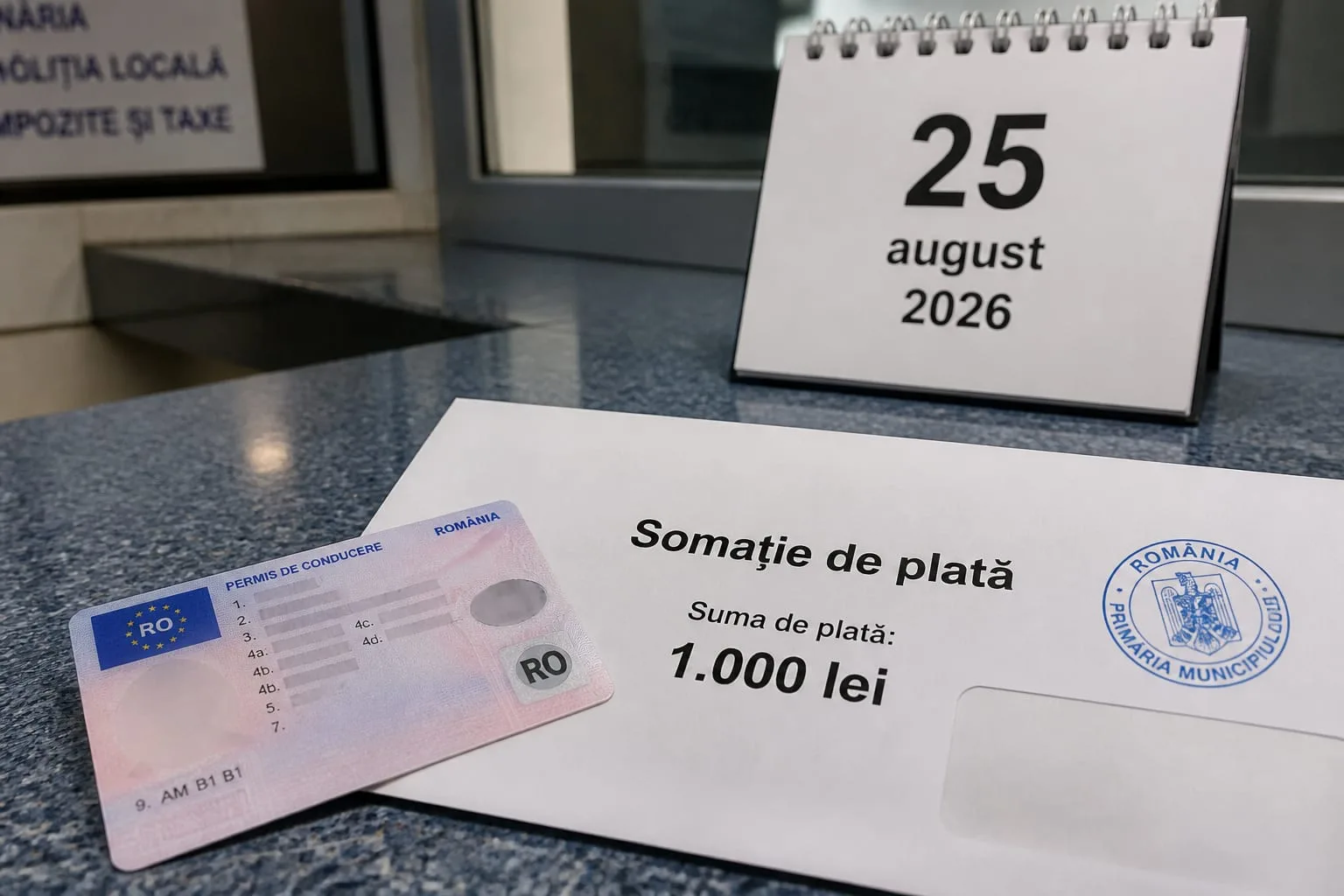 Permisul de conducere va fi suspendat pentru amenzi neplătite: o zi fără carnet pentru fiecare 50 de lei datorați din 2026