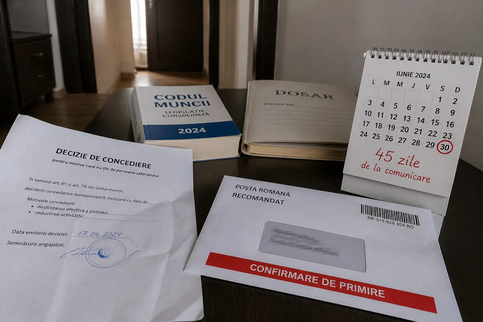 Un angajat concediat are la dispoziție 45 de zile pentru a contesta decizia în instanță