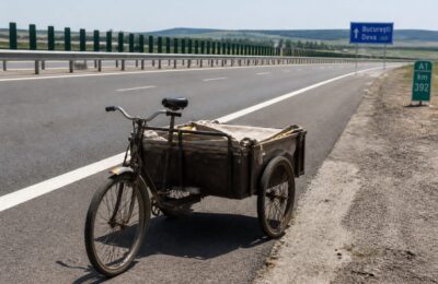 Un bărbat de 62 de ani a declanșat o intervenție complexă a poliției după ce a mers cu tricicleta pe contrasens pe A1