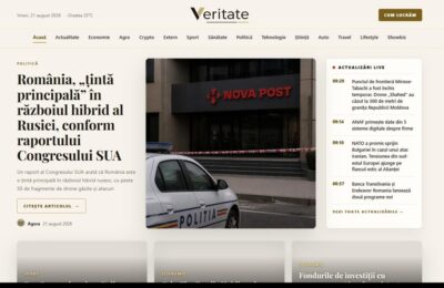 Veritate.ro propune un flux de știri scris integral de AI, cu reguli publice de verificare și corectură