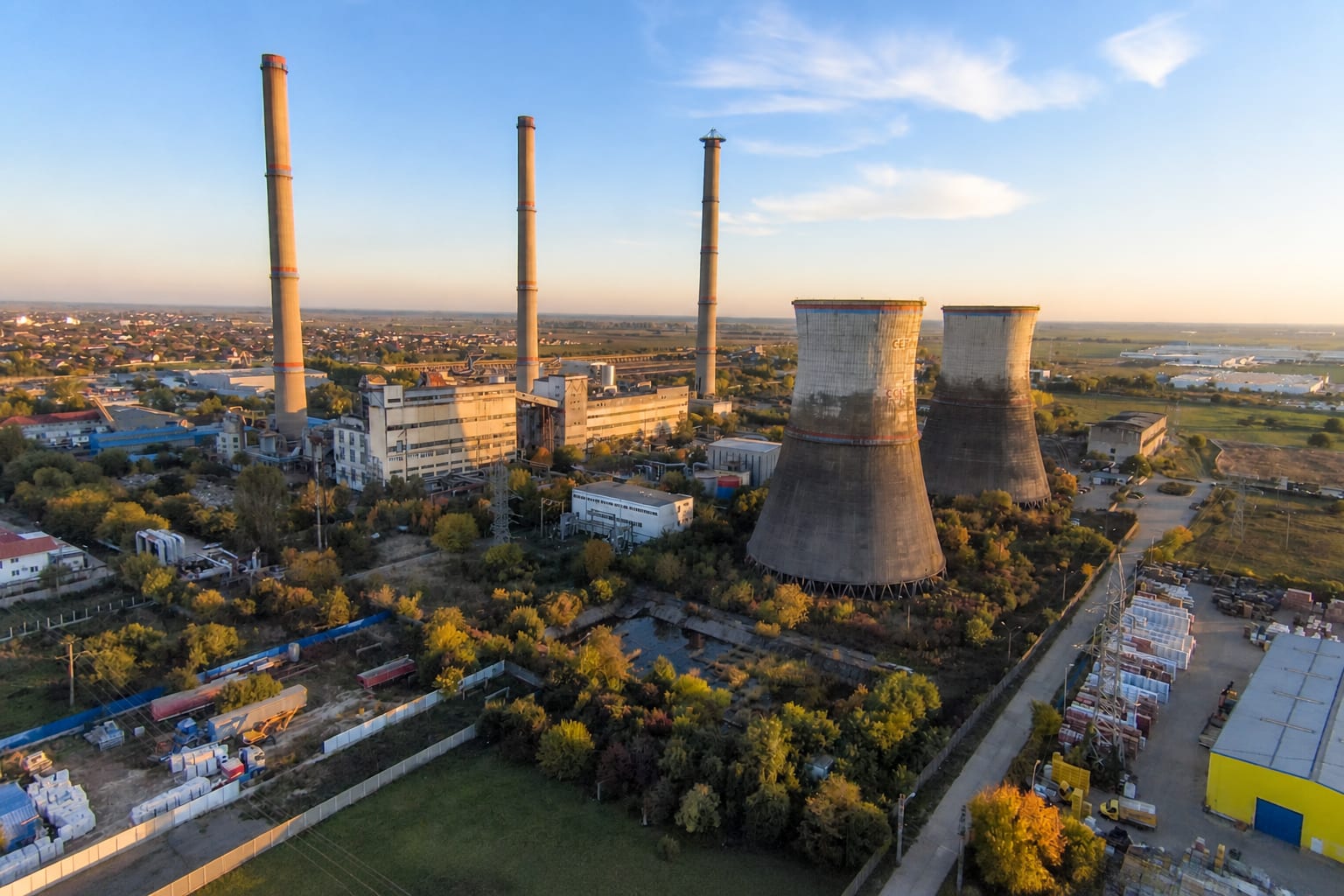 CET Sud vedere aeriana