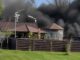 Trei autospeciale au intervenit la incendiul care a cuprins cinci mașini în Moșnița Nouă
