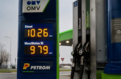 Motorina a depășit 10 lei pe litru după scumpirea aplicată de OMV Petrom
