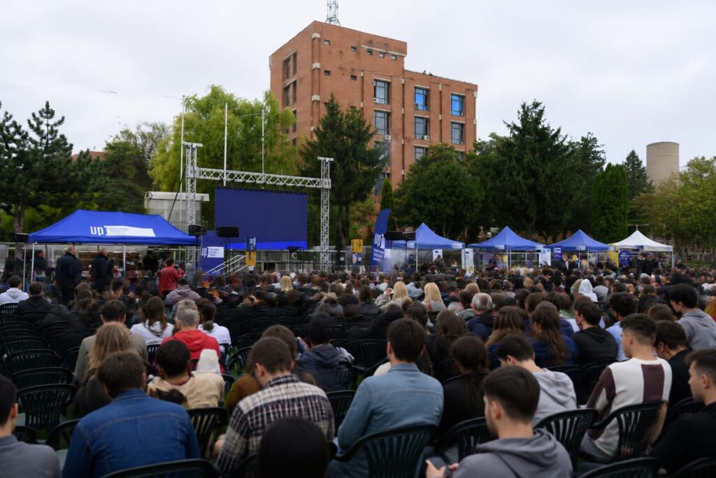 StartUPT 2026 a deschis anul universitar la UPT, companiile au prezentat stagii și proiecte pentru studenți