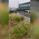 Accident cu trei vehicule