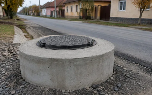 Lucrări apă și canalizare Bacova