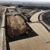 Șantier pentru construcția unei șosele