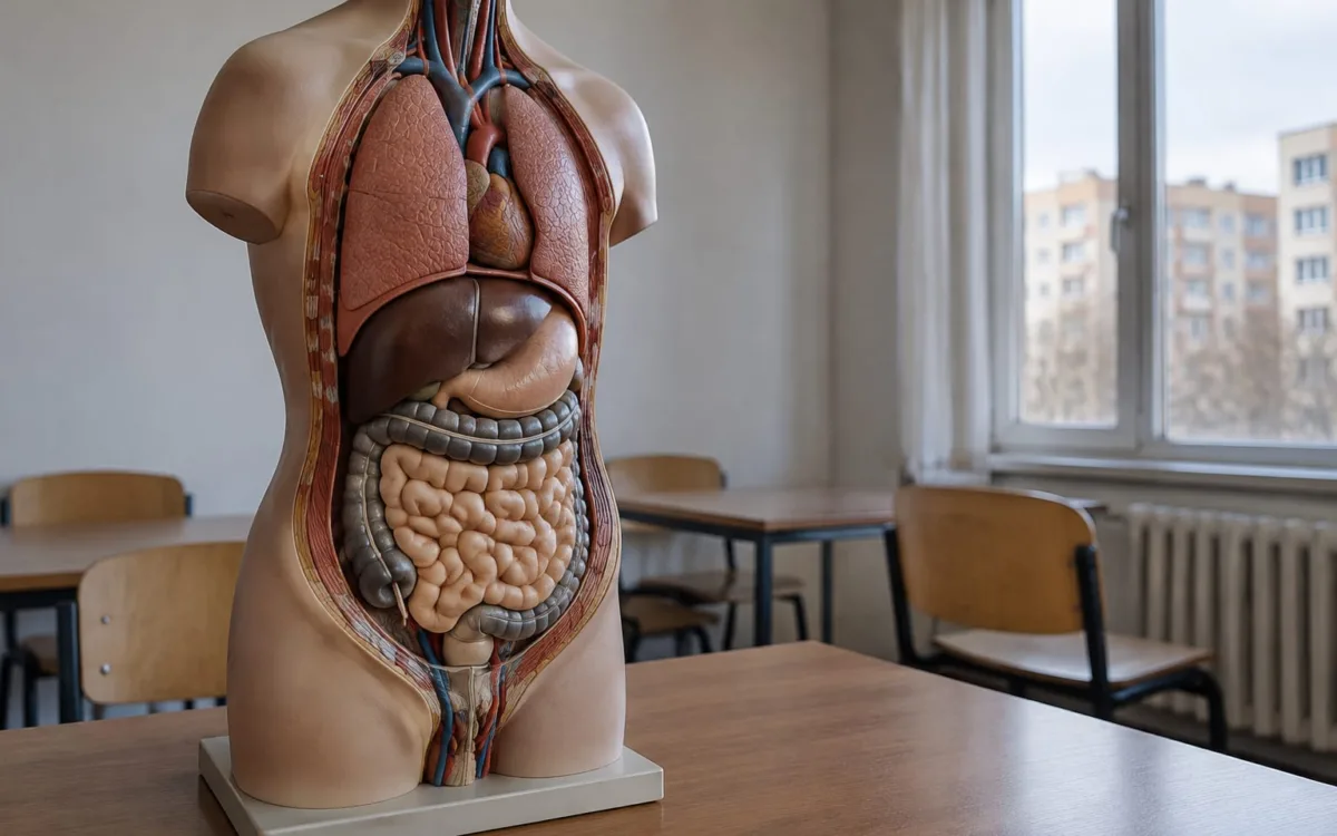 Model anatomic pentru meditații în Timiș