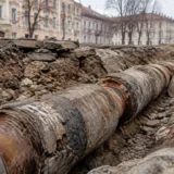 Conducte de termoficare în șanț